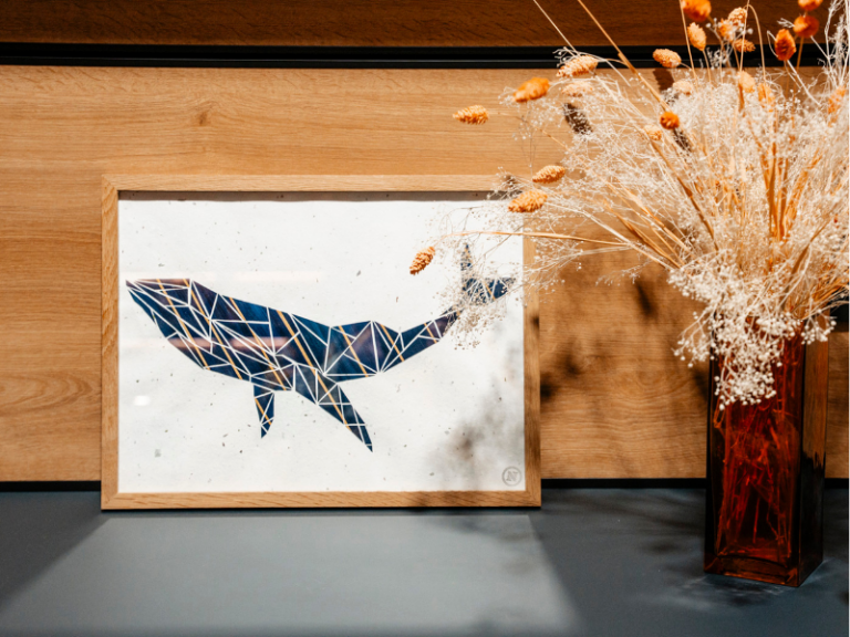 Baleine - Les Marqueteries de Nath