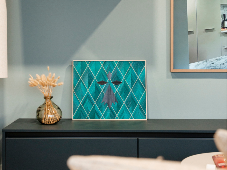 Hermine émeraude - Les Marqueteries de Nath