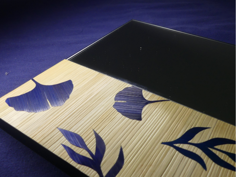 Miroir nature sur-mesure - Les Marqueteries de Nath