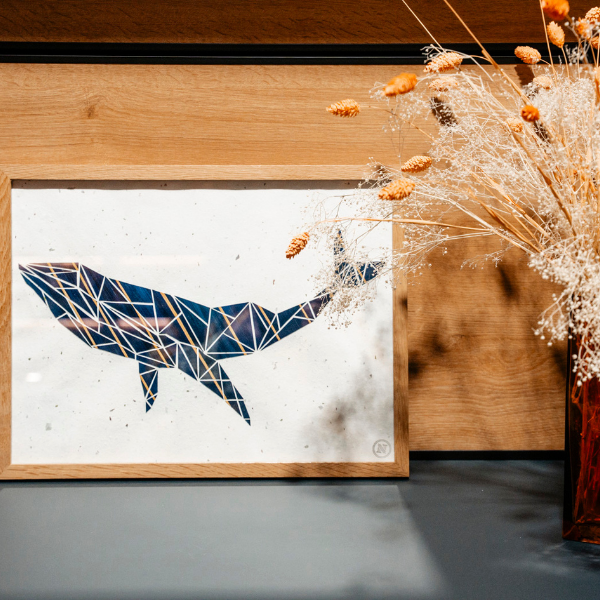Baleine - Les Marqueteries de Nath