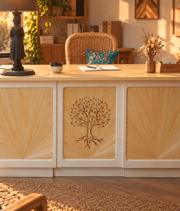 Bureau Arbre de Vie - Les Marqueteries de Nath