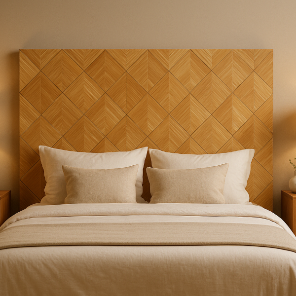 Image générée par IA avec le motif de losange jaune de l'atelier